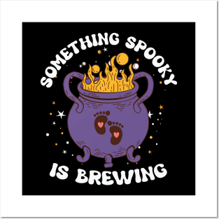 Something Spooky is Brewing Posters and Art